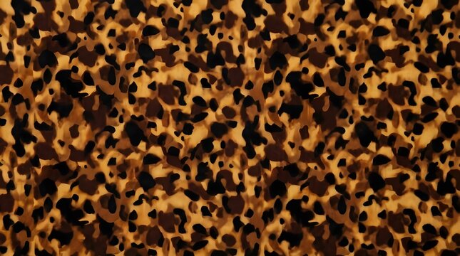 Classic dense soft tortoiseshell animal print seamless pattern