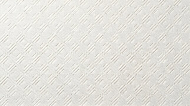 White paper texture with a geometric embossed diamond pattern background