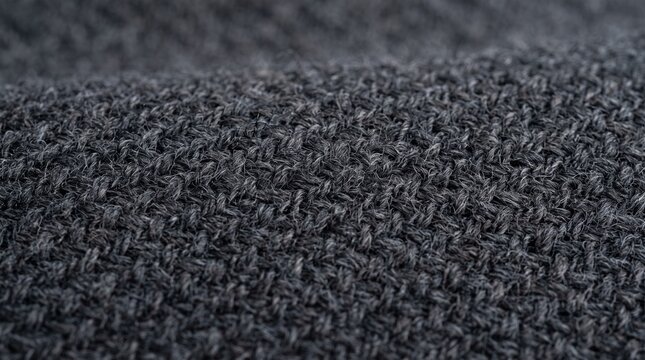 Close-up of luxury wool fabric showcasing fine texture. High-quality textile for fashion and interior design.