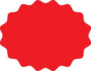 Obraz premium Starburst sale price stickers and labels set, star, sunburst, rosette, callout and splash, stamp and tag badges. Circle and oval red stickers. Sale and shop offer labels.