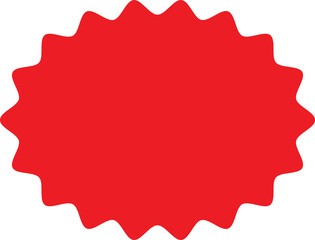 Obraz premium Starburst sale price stickers and labels set, star, sunburst, rosette, callout and splash, stamp and tag badges. Circle and oval red stickers. Sale and shop offer labels.