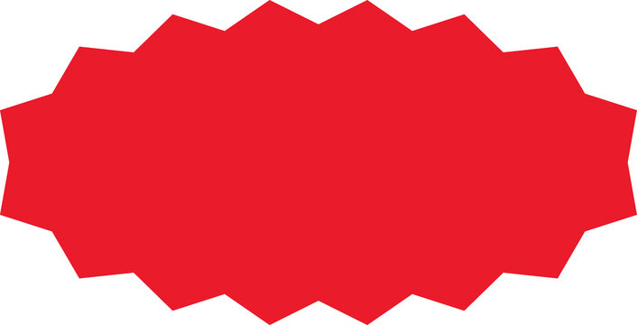 Starburst sale price stickers and labels set, star, sunburst, rosette, callout and splash, stamp and tag badges. Circle and oval red stickers. Sale and shop offer labels.