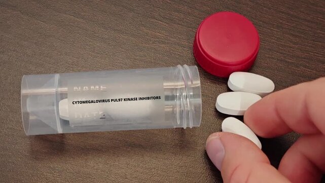 CYTOMEGALOVIRUS PUL97 KINASE INHIBITORS antiviral drug mechanism for HIV hepatitis cytomegalovirus and other viral infection treatment tablet taken by a patient