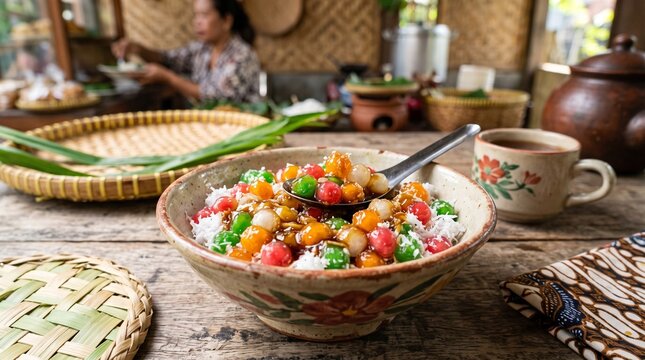 Colorful Cenil Dessert