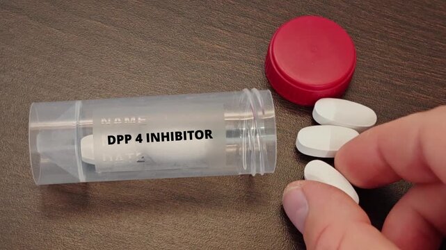 DPP 4 INHIBITOR class for type 2 diabetes tablet taken by a patient