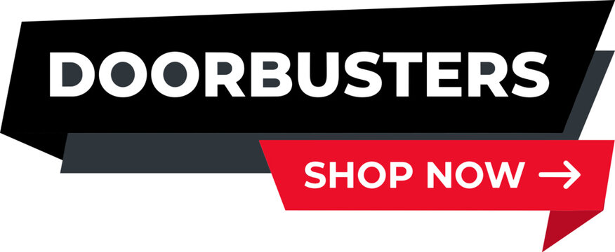Doorbusters shop now promotional banner
