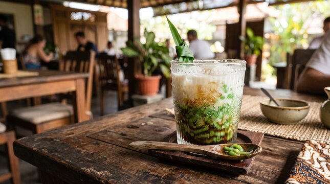 Traditional es cendol