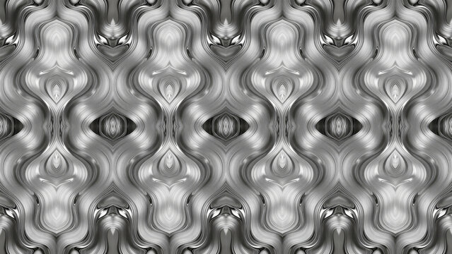 Monochromatic metallic liquid pattern for modern background