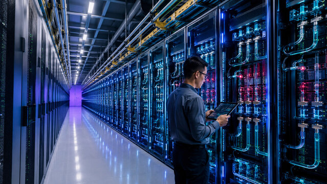 Liquid-Cooled AI Data Center