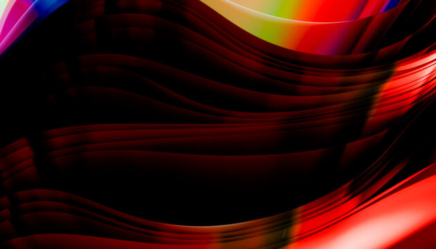 Abstract dark red flowing wave gradient background