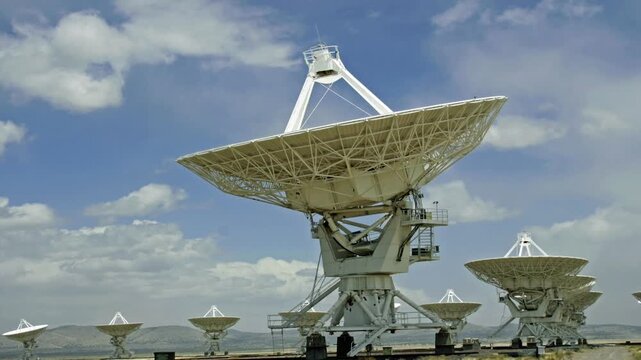 The Very Large array  ( VLA) radio telescope in New Mexico, USA