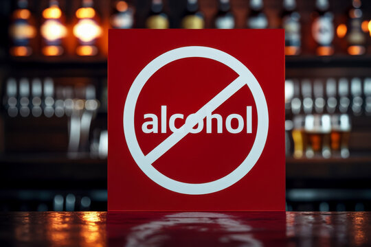 Trend sober communication among zoomer generation, concept giving up alcohol lifestyle AI Generative