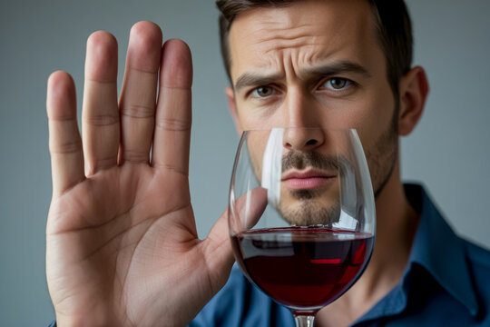 Trend sober communication among zoomer generation, concept giving up alcohol lifestyle AI Generative