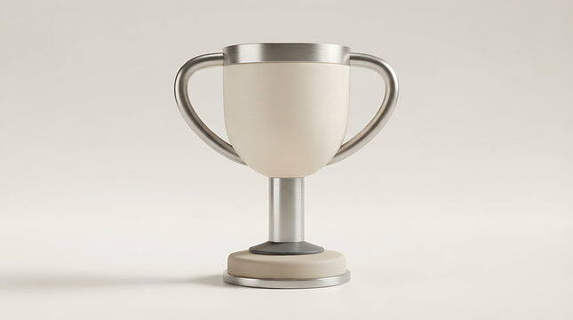 silver trophy cup