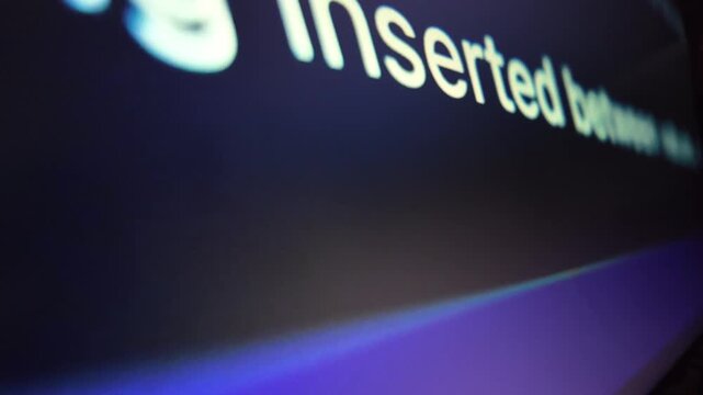 Programmer python coding script displayed on high resolution monitor screen