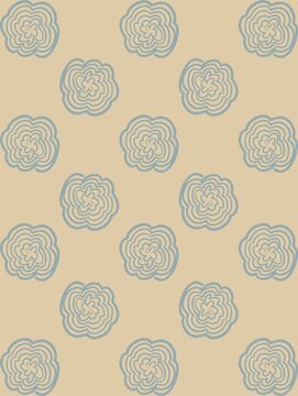 Pre-made background of isolated elements in a flat style. Modern digital illustration suitable for covers, cards, and designs.	