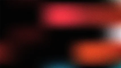 Fotobehang Kunst Abstract textured backdrop with vibrant red and orange color gradients blending into black and white areas  © md ruhul amin