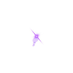 Obraz premium Purple Blue Abstract Glowing Spark and Light Flare
