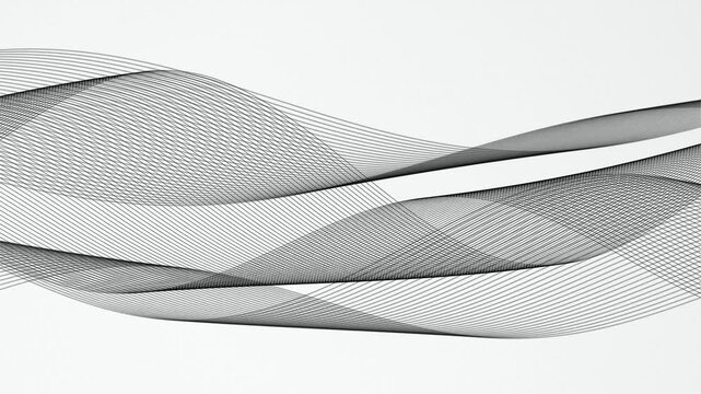 Thin black wave lines flow horizontally in a seamless loop