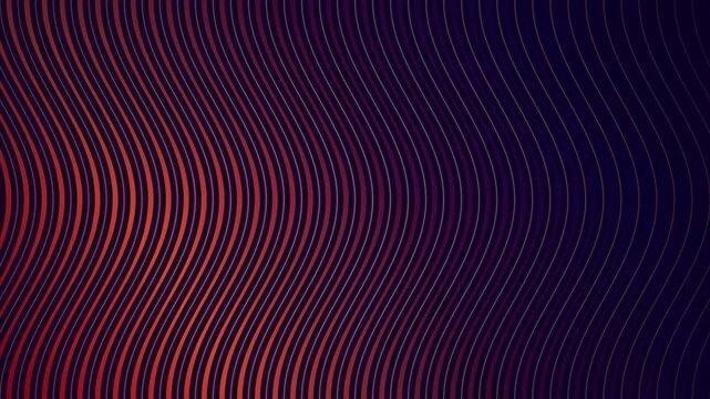 Thin vertical wavy lines flow in a seamless loop