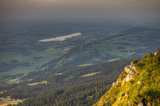 Germany, Bavaria, Allgaeu, Gruenten mountain, Peak of "Gr&uuml;nten" near Immenstadt