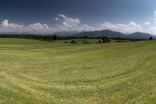 Germany, Bavaria, Allgaeu, Gruenten mountain, Peak of "Gr&uuml;nten" near Immenstadt