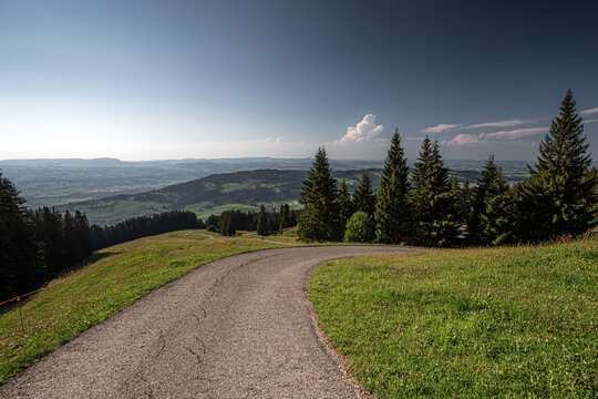 Germany, Bavaria, Allgaeu, Gruenten mountain, Peak of "Gr&uuml;nten" near Immenstadt
