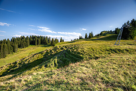 Germany, Bavaria, Allgaeu, Gruenten mountain, Peak of "Gr&uuml;nten" near Immenstadt