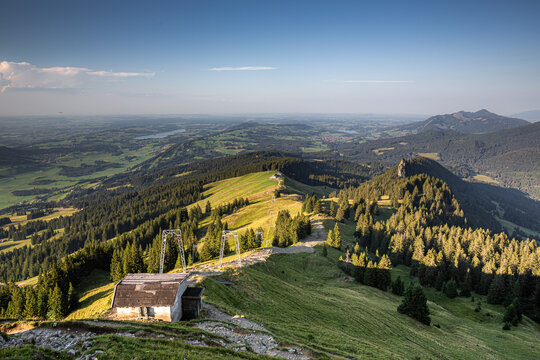 Germany, Bavaria, Allgaeu, Gruenten mountain, Peak of "Gr&uuml;nten" near Immenstadt