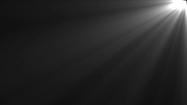 Sunbeams and organic optical lens flares with colorful halo animation to use as light reflections on overlay or blend layer effects.