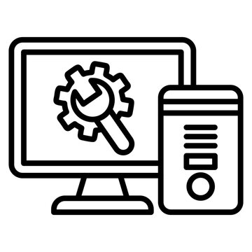 Desktop Computer Repair Icon
