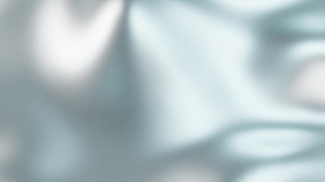 wave pattern stunning color video of bright white and light teal on black backdrop, 4k seamless looping