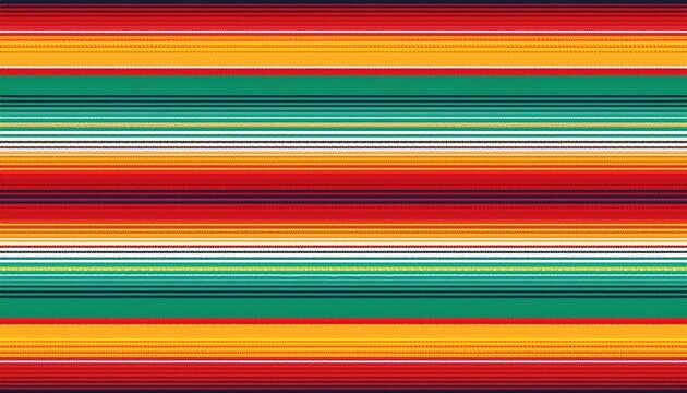 blanket stripes seamless pattern background for cinco de mayo party decor or ethnic mexican fabric pattern with colorful stripes serape design