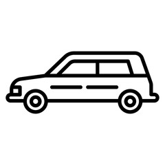 Fototapeta premium Hearse Icon