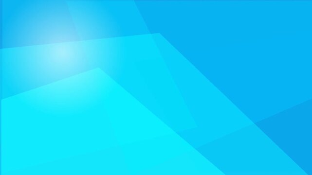 Bright light blue geometric polygonal abstract graphic background.