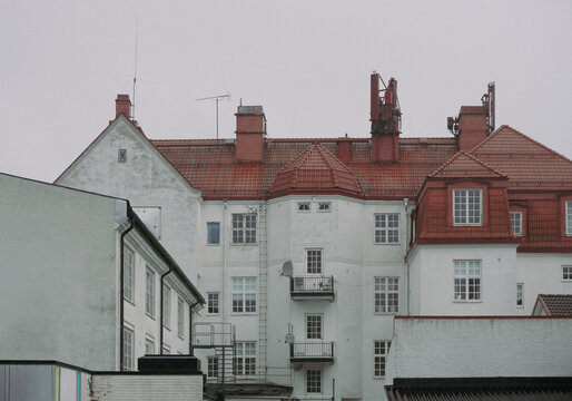 Rooftops on a Cloudy Day