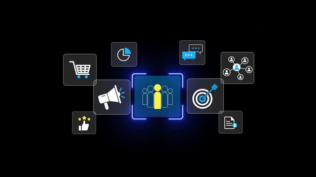 Customer Insights Concept with Customer Analytics, Consumer Behavior Analysis, Audience Understanding and Business Intelligence