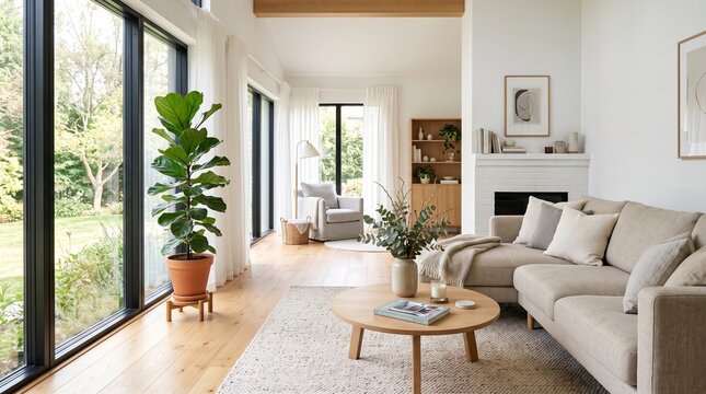 living room modern living room contemporary living space spacious living room bright living room natural light living room section sofa beige sectional sofa l shaped sofa