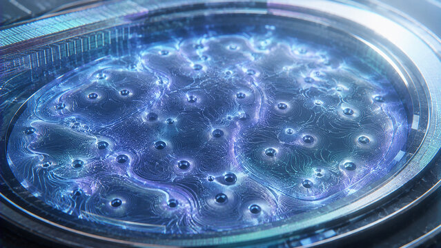Ultra Realistic Exciton Polariton Quantum Condensate Vortex Network Scientific Beauty Quantum Photonics Background