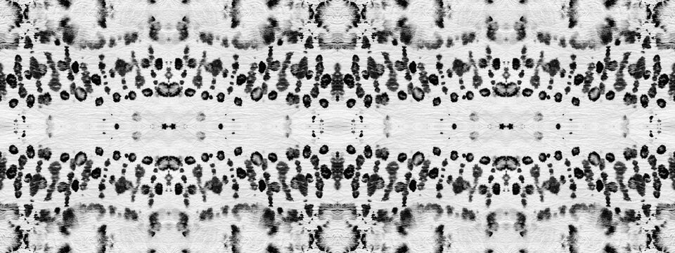 Spot Seamless Spot. Art Grey Color Shibori Drop. Tiedye Bohemian Drawn Pattern. Geo Abstract Abstract Splat. Line Tie Dye Repeat. Dot Water Brush. Gray Art Texture. Tie Dye Wash Seamless Nature.