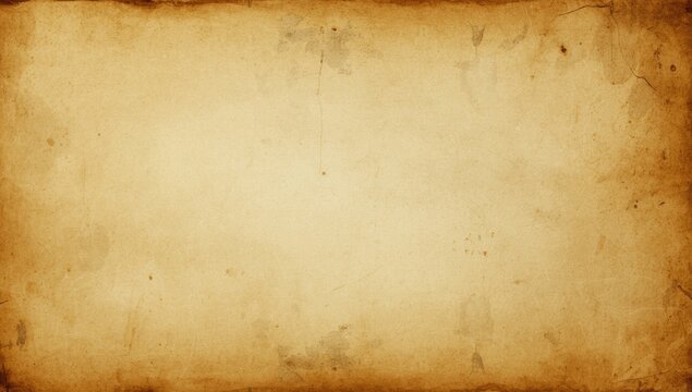 Old Vintage Paper Texture with Distressed Edges and Warm Tones