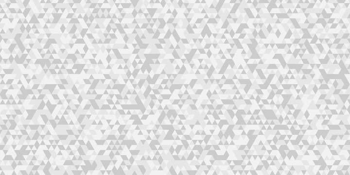 Abstract geometric wall tile and metal cube background triangle wallpaper. Seamless geometric pattern low polygon backdrop background. Gray diamond overlap polygonal background.