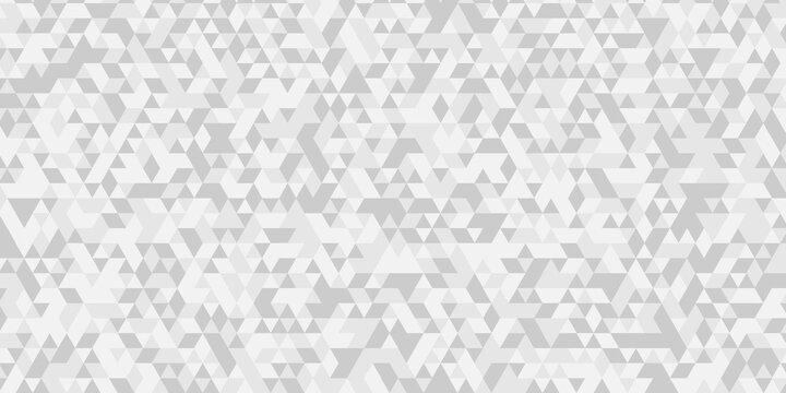 Abstract geometric wall tile and metal cube background triangle wallpaper. Seamless geometric pattern low polygon backdrop background. Gray diamond overlap polygonal background.