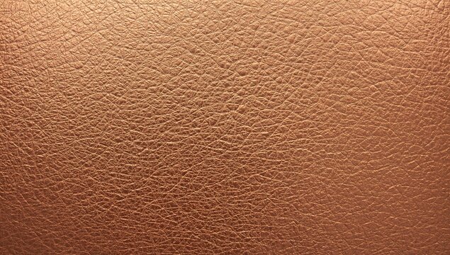 Textured Copper Faux Leather Background with Warm Metallic Finish