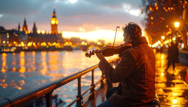 City Serenade at Golden Hour