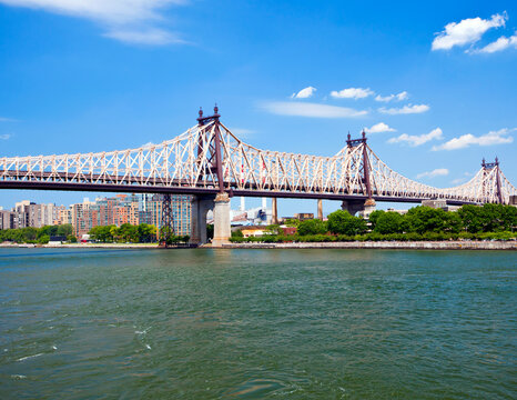 The Queensboro Bridge over the East River in Manhattan, New York City
