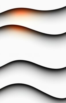 Abstract gray waves. Smooth flowing background.
