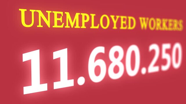  4K Ultra High Unemployed Workers Number US