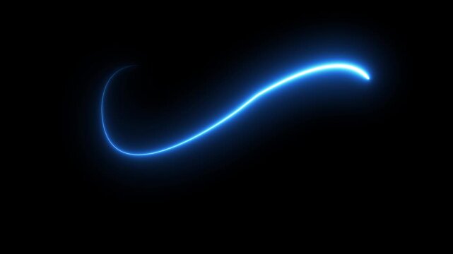 Glowing infinity sign seamless loop animation idea .Eternity concept. Mathematical symbol Infinity symbol appears. Animation of 4k video. 