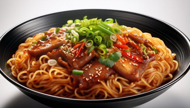 a typical chinese culinary dish biang biang mian or popularly known as biang biang noodles the noodles are wide and served in a distinctive red sauce
